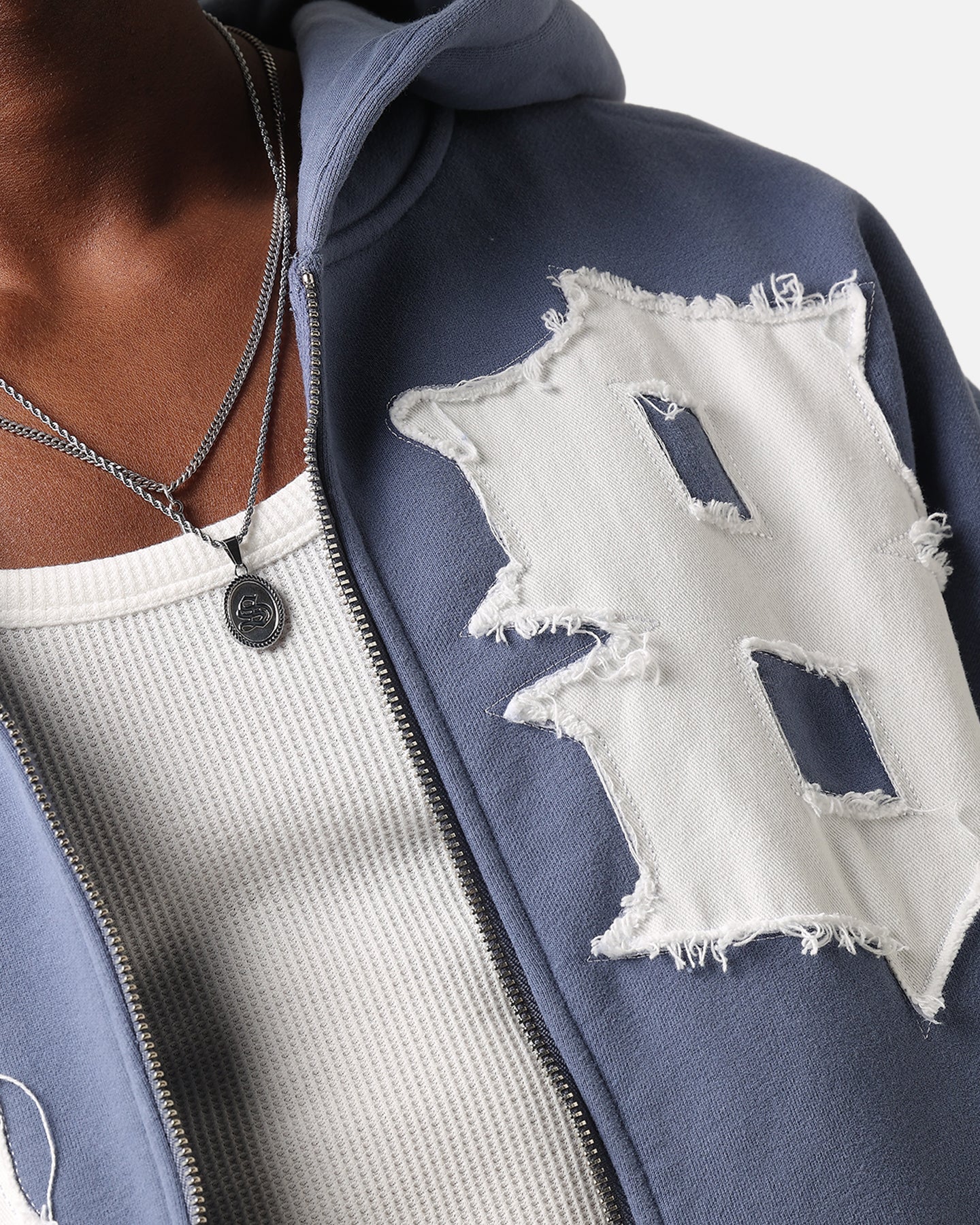 UNIVERS ILLEST SWINGER 88POSSE パーカー XL Loiter Star Child Zip Hoodie Navy | Culture Kings US