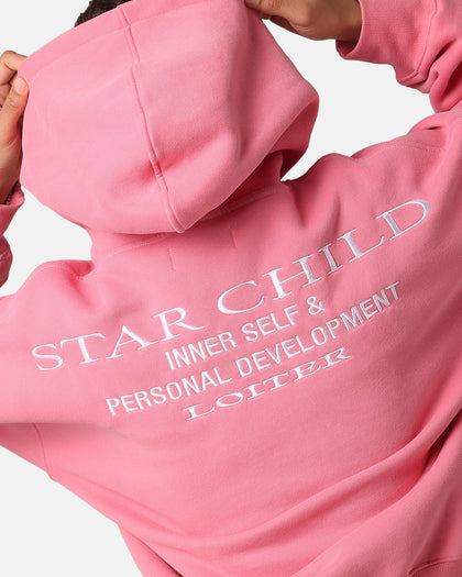 Loiter Star Child Zip Hoodie Pink