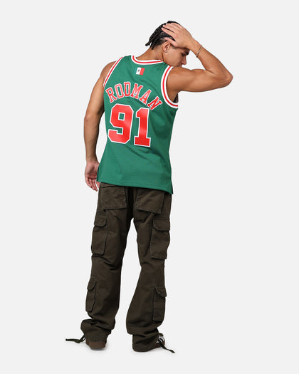 Mitchell & Ness Chicago Bulls Dennis Rodman 'Viva Mexico' '96-97 Swing Jersey Green/Red