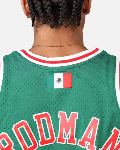 Mitchell & Ness Chicago Bulls Dennis Rodman 'Viva Mexico' '96-97 Swing Jersey Green/Red