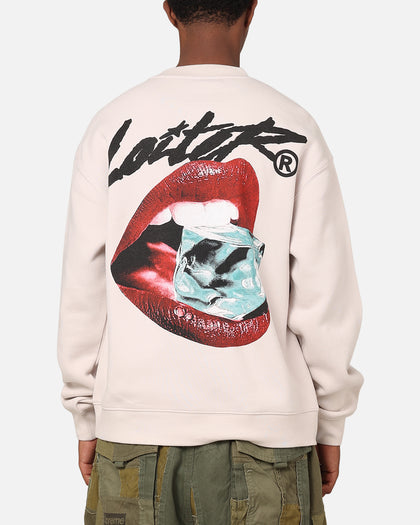 Loiter Cold Lips Crewneck Bone