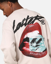 Loiter Cold Lips Crewneck Bone