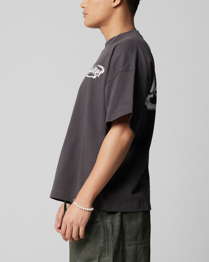 Loiter Metal Logo T-Shirt Charcoal