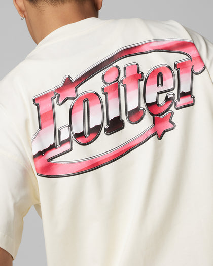 Loiter Metal Logo T-Shirt Off White