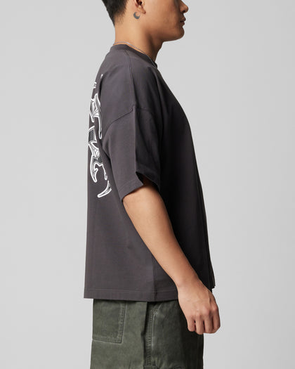Loiter Metal Boxy T-Shirt Charcoal