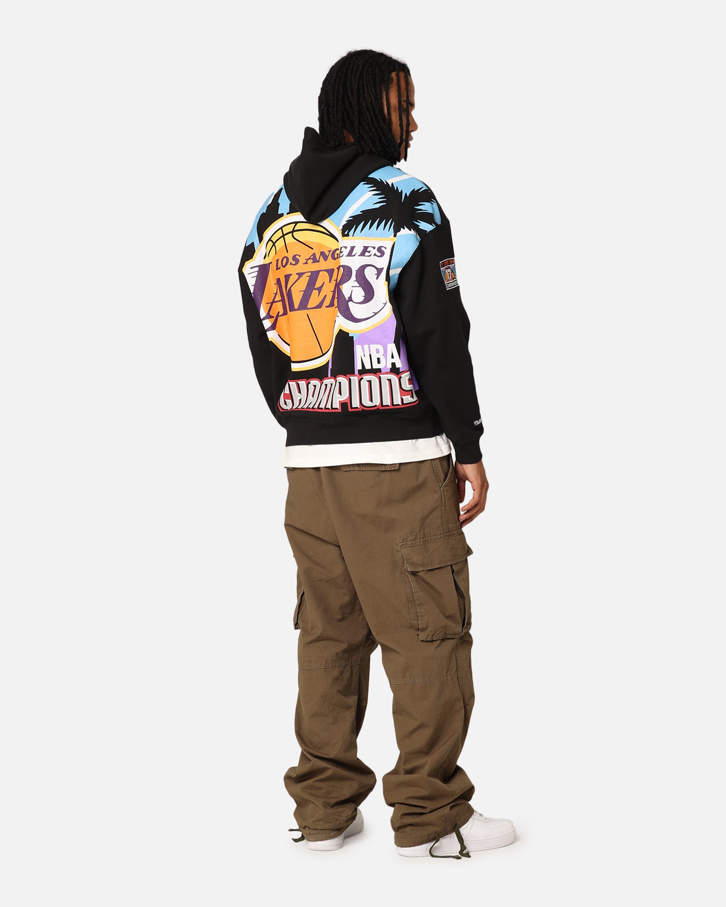 Mitchell & Ness Los Angeles Lakers 17-Time Hoodie Black | Culture