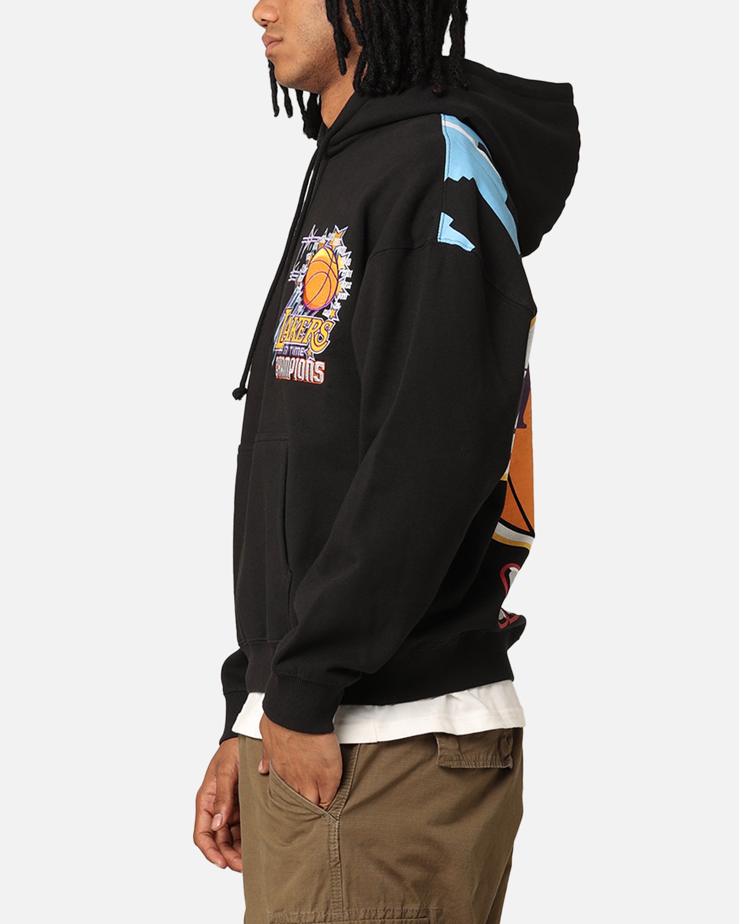 Mitchell & Ness Los Angeles Lakers 17-Time Hoodie Black | Culture