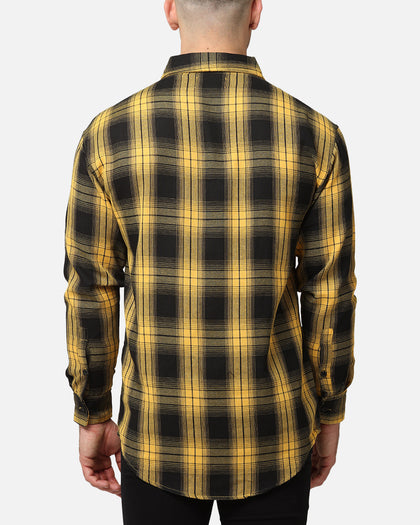 Saint Morta Icon Flannel Shirt Yellow/Black