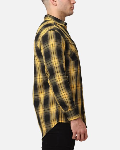 Saint Morta Icon Flannel Shirt Yellow/Black