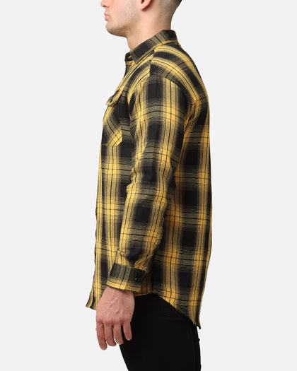 Saint Morta Icon Flannel Shirt Yellow/Black