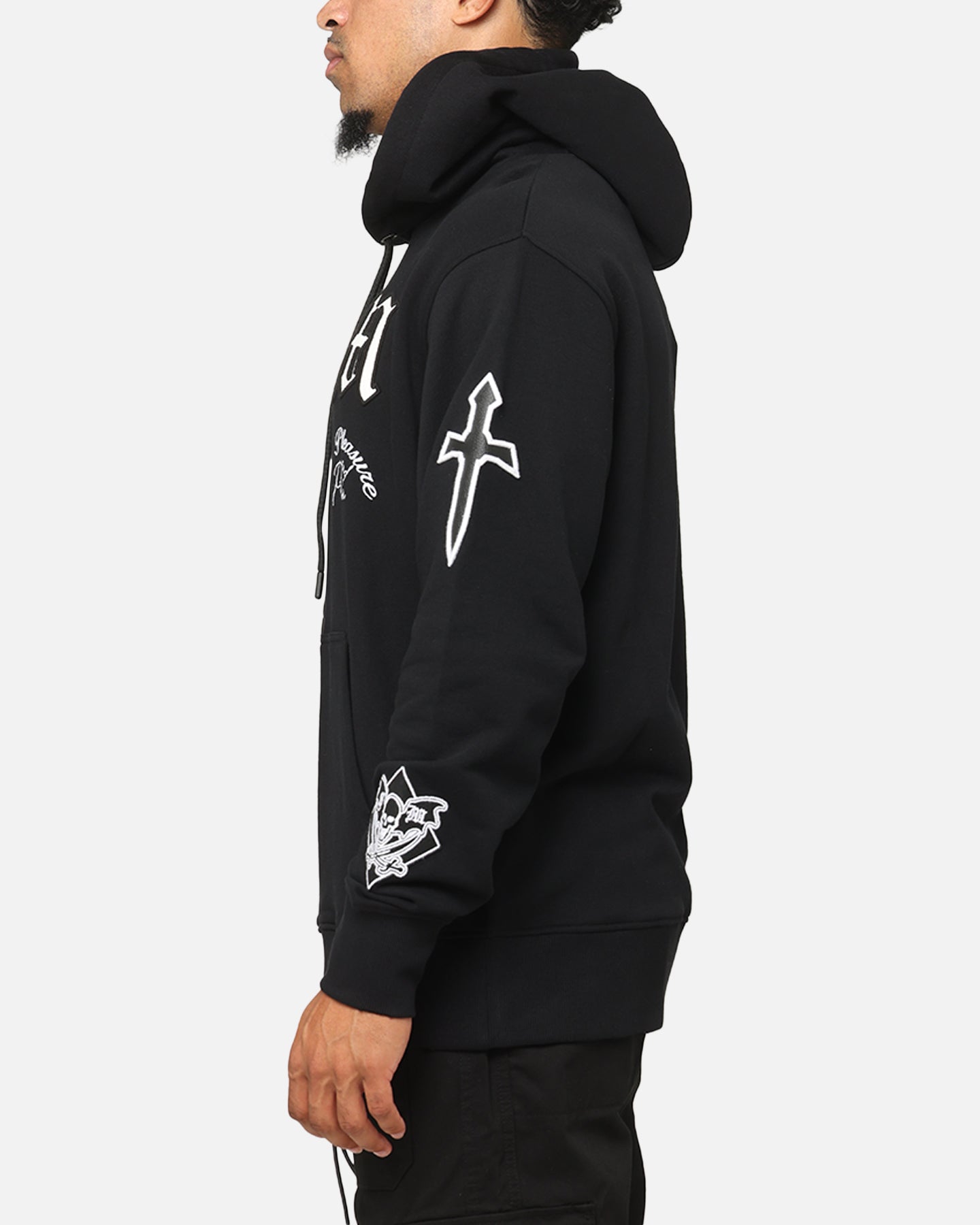 Saint Morta Graveyard V2 Hoodie Black/White | Culture Kings US