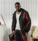 Saint Morta Boundary Windbreaker Jacket Black/Burgundy