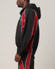 Saint Morta Boundary Windbreaker Jacket Black/Burgundy