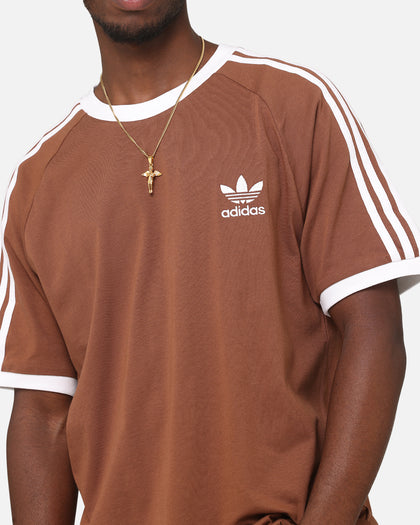Adidas Classics 3-Stripes T-Shirt Brown