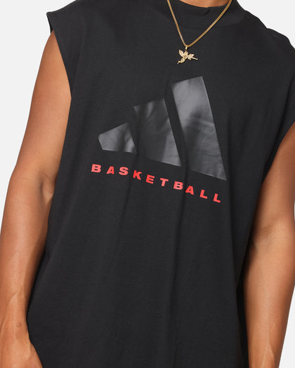 Adidas Basketball Sleeveless T-Shirt Black