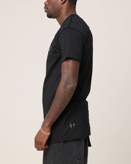 Saint Morta Chroma Lafayette T-Shirt Black/Gold