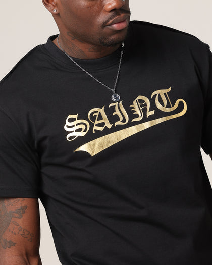Saint Morta Chroma Lafayette T-Shirt Black/Gold