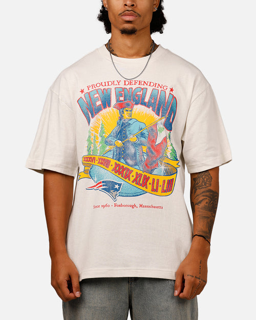 47 Brand New England Patriots 'NFL Trophy Case' Premium T-Shirt Sandstone