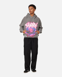 Carre Love Rose Oversized Hoodie Washed Charcoal