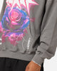 Carre Love Rose Oversized Hoodie Washed Charcoal