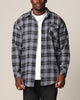 Saint Morta Heron Flannel Shirt Blue/Black