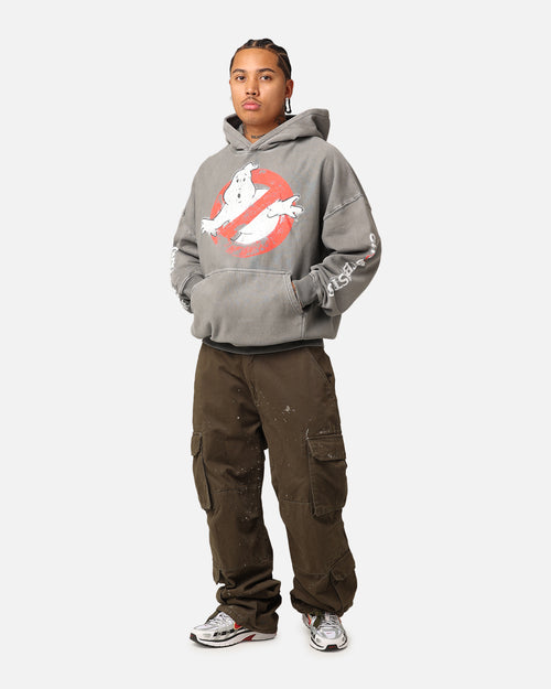 Goat Crew X Ghostbusters Heavyweight Hoodie Washed Charcoal