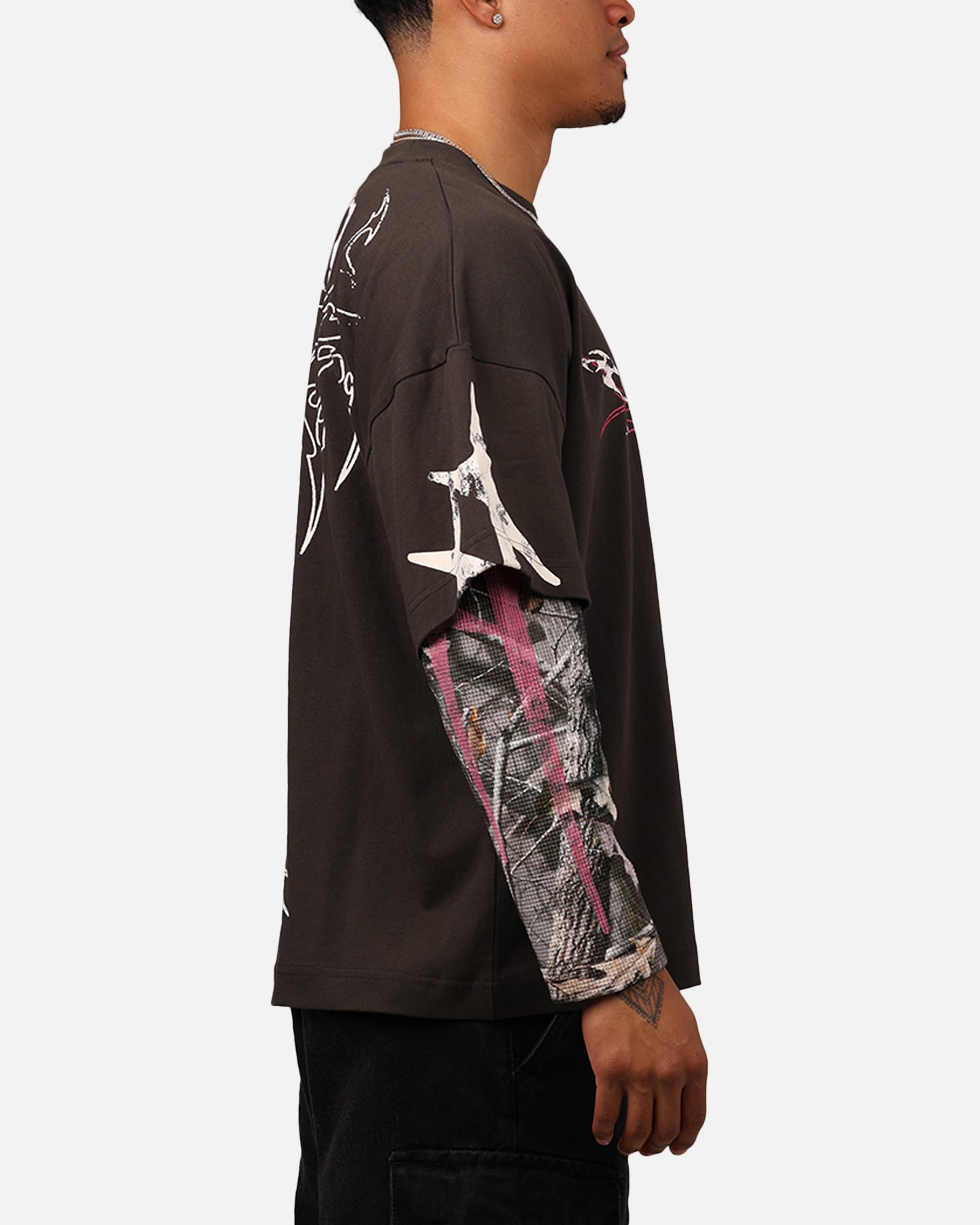 Loiter Seek N Destroy Long Sleeve T-Shirt Charcoal | Culture Kings US