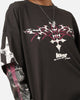 Loiter Seek N Destroy Long Sleeve T-Shirt Charcoal