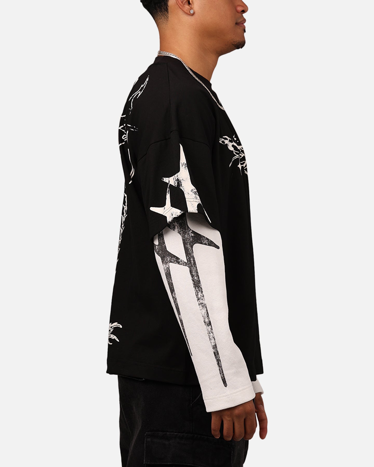 Loiter Seek N Destroy Long Sleeve T-Shirt Vintage Black | Culture