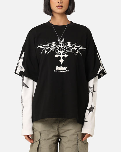 Loiter Seek N Destroy Long Sleeve T-Shirt Vintage Black