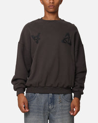 The Anti Order Atomic Crewneck Washed Charcoal