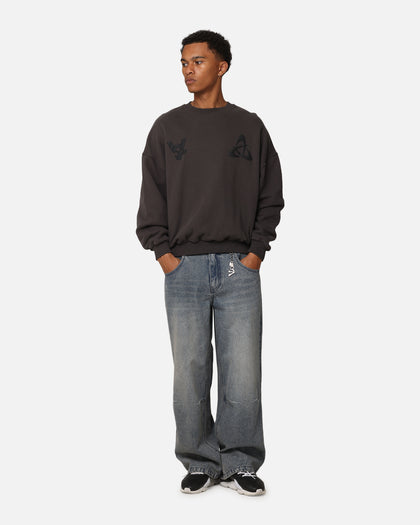The Anti Order Atomic Crewneck Washed Charcoal
