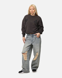 The Anti Order Atomic Crewneck Washed Charcoal