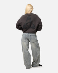 The Anti Order Atomic Crewneck Washed Charcoal