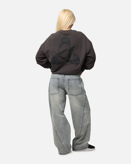 The Anti Order Atomic Crewneck Washed Charcoal