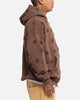 Dreamville Logo All Over Zip Hoodie Brown