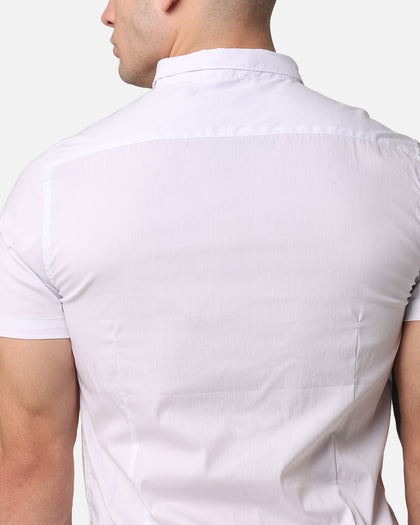 Saint Morta Alpha Horoma Slim Fit Short Sleeve Shirt White