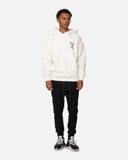 The Anti Order Hyphen Premium Hoodie White