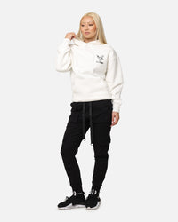 The Anti Order Hyphen Premium Hoodie White