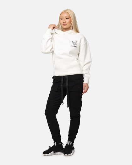The Anti Order Hyphen Premium Hoodie White