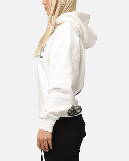 The Anti Order Hyphen Premium Hoodie White