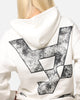 The Anti Order Hyphen Premium Hoodie White