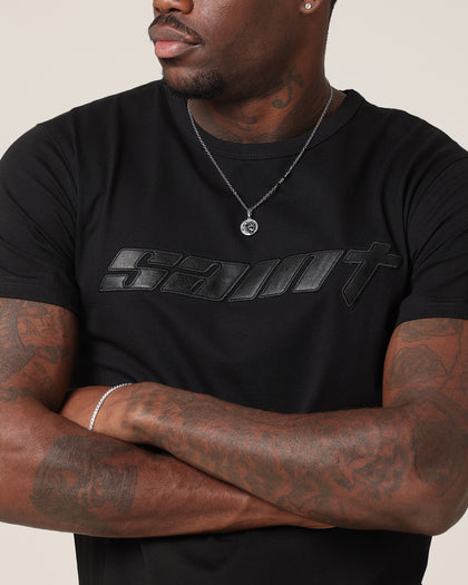 Saint Morta Faith El Duplo T-Shirt Black/Black