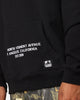 X-Large North Vermont Dragon Hoodie Solid Black
