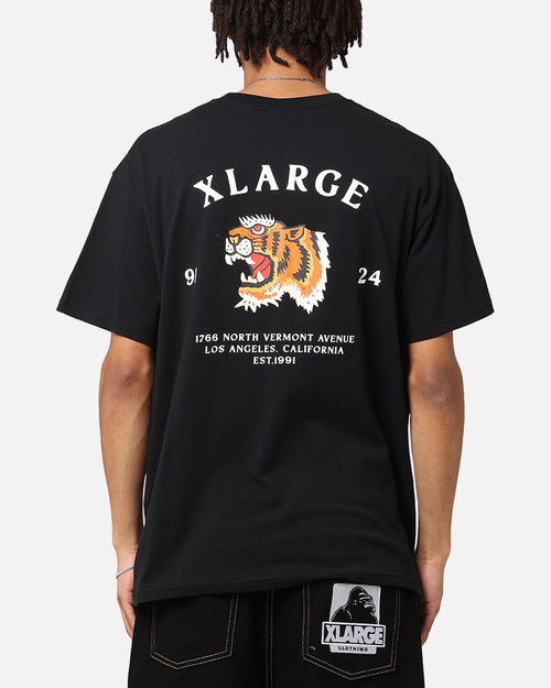 X-Large North Vermont Ave T-Shirt Solid Black