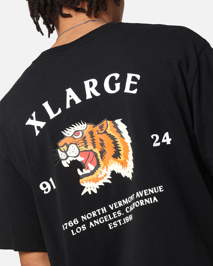 X-Large North Vermont Ave T-Shirt Solid Black