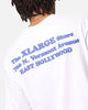 X-Large Slanted Store T-Shirt Solid White