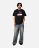 X-Large Slanted Store T-Shirt Solid Black