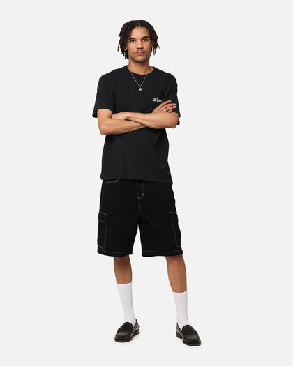 X-Large UV Dragon T-Shirt Solid Black