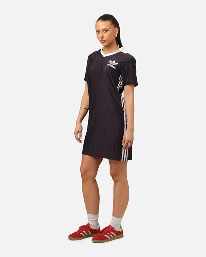 Adidas Women's 3-Stripes Pinstripe Dress Aurora Black | Culture Kings US Adidas Women's 3-Stripes Pinstripe Dress Aurora Black | Culture Kings US
